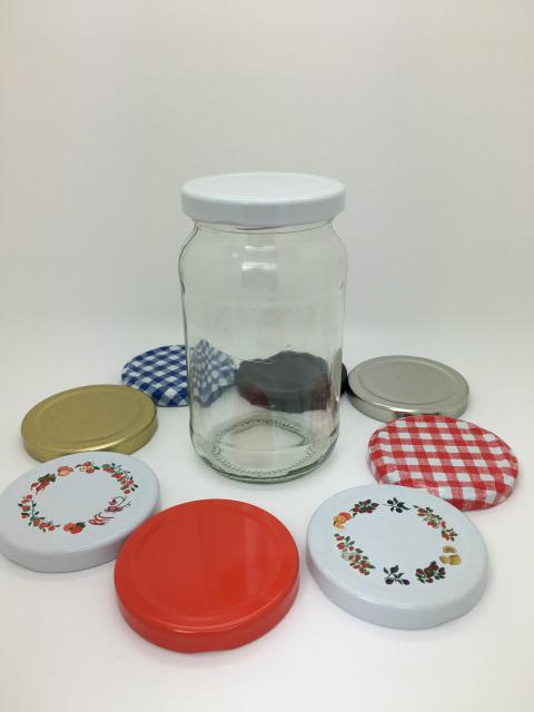 Round Glass Jars