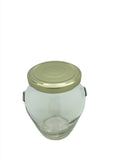 314ml Orcio Jars with 63mm Gold Pop-up lids
