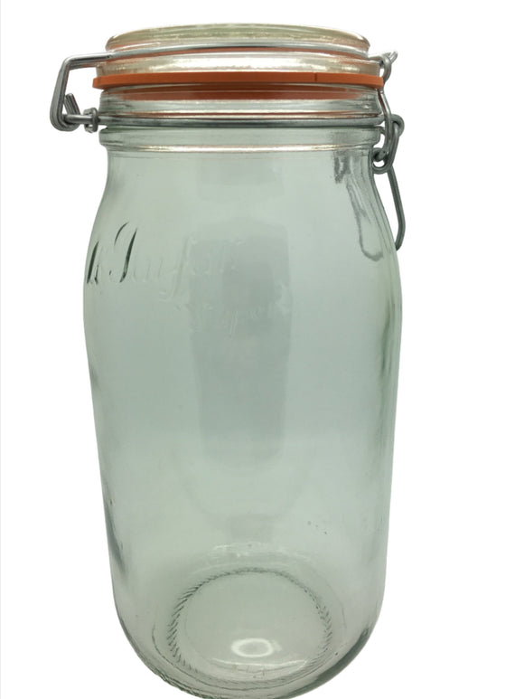 2000ml Le Parfait clip top preserving jar