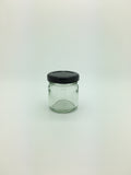 41ml Mini Round Glass Jar with 43mm Black twist lid