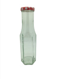 250ml Hexagonal sauce bottle with 43mm lid