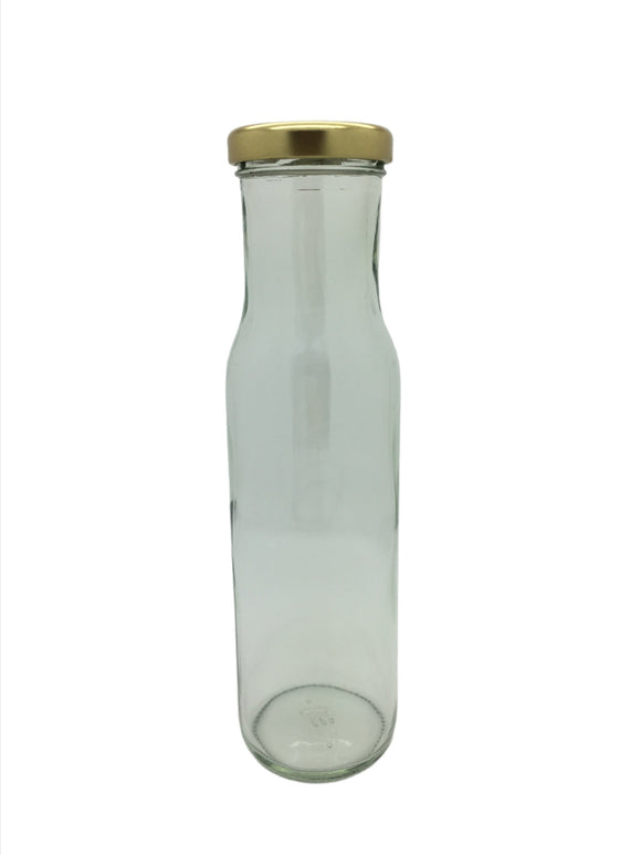 250ml Round Sauce Bottle with 43mm lid