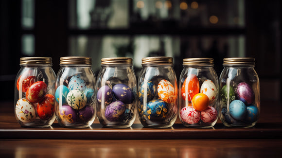 Creative Easter Crafts with Glass Jars and Bottles