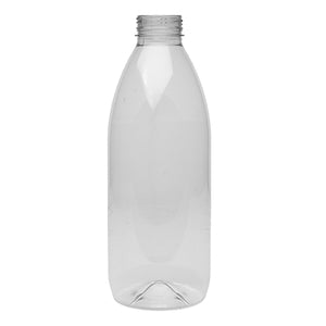 Round PET Juice Bottle 1Ltr 38mm cap