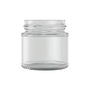 Round Jam Jar 125ml 58mm lid