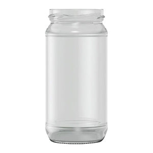 Round Jam Jar 16oz Pickle 70mm lid