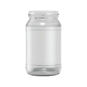 Round Jam Jar 1lb 63mm lid