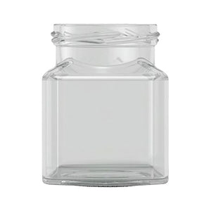 Square Jam Jar 200g 282ml 63mm lid