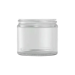 Clear Glass Round Ointment Jar 250ml 83mm cap