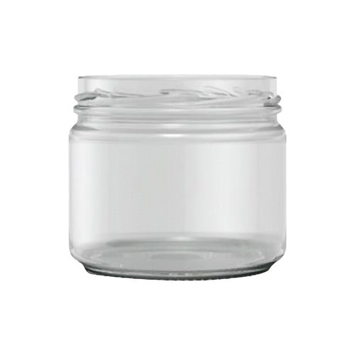 Squat Round Jam Jar 300ml 82mm lid