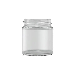 Clear Glass Round Ointment Jar 120ml 58mm cap