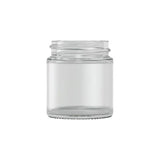 Clear Glass Round Ointment Jar 120ml 58mm cap