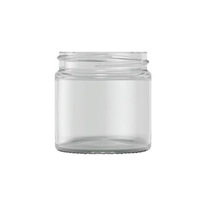 Clear Glass Round Ointment Jar 60ml 51mm cap