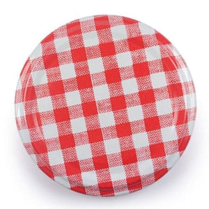 Twist Off Lids | 58mm | 1400 Red Gingham