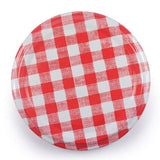Twist Off Lids | 58mm | 1400 Red Gingham