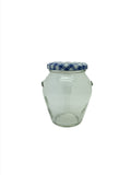 314ml Orcio Jars with 63mm Blue & White lids