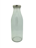 500ml Vintage Milk Bottle with 43mm Silver twist lid