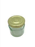 125ml Panelled Round Jam Jar with 58mm twist lid