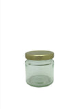 125ml Panelled Round Jam Jar with 58mm twist lid