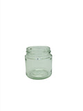 125ml Panelled Round Jam Jar with 58mm twist lid