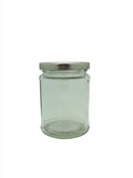 300ml Panelled Round Jam Jar with 70mm twist lid