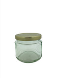 200ml Squat Panelled Jar with 70mm twist lid