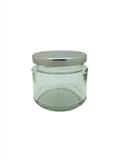 200ml Squat Panelled Jar with 70mm twist lid