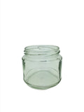 200ml Squat Panelled Jar with 70mm twist lid