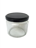 300ml Squat Panelled Jar with 70mm twist lid