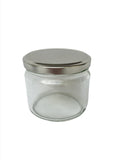 300ml Squat Panelled Jar with 70mm twist lid