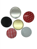82mm Black pop-up button Twist Off Lids
