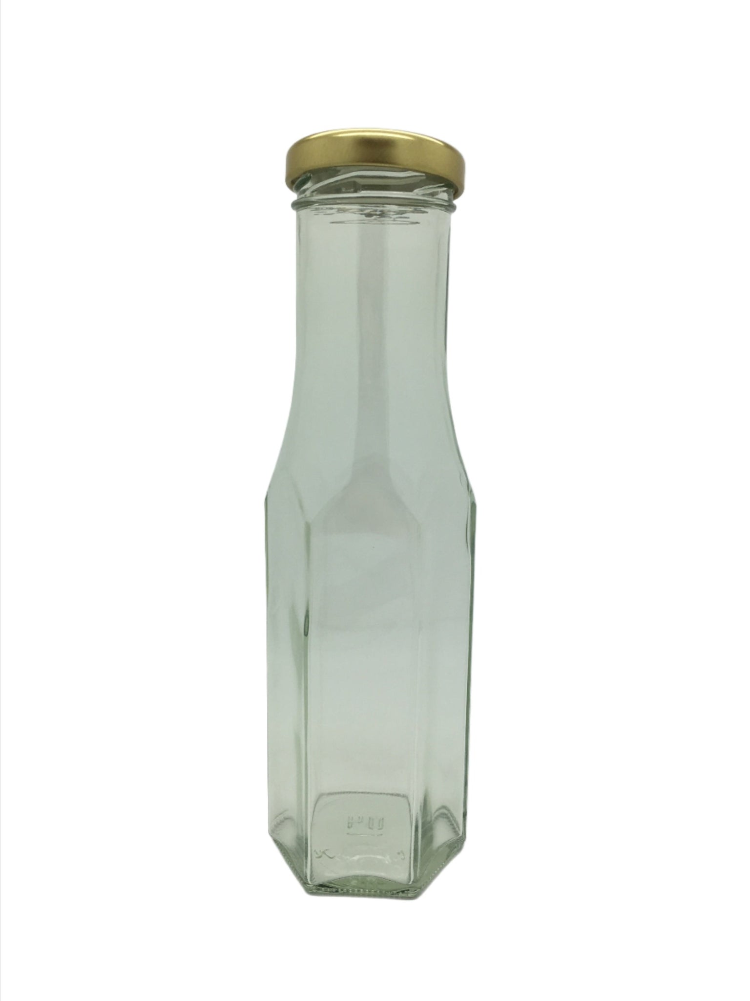 Bouteille sauce hexagonale 250ml 43TO verre blanc - Fournisseur B2B