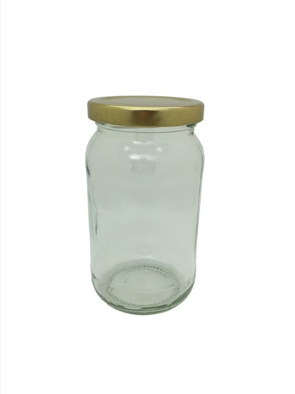 1LB Round Jam Jar Bulk Pallet With Lids