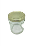 7oz (190ml) Panelled Round Jam Jar with 63mm twist lid.