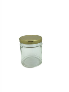 7oz (190ml) Panelled Round Jam Jar with 63mm twist lid.