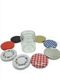 7oz (190ml) Panelled Round Jam Jar with 63mm twist lid.