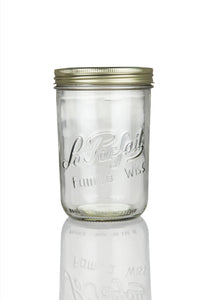 Le Parfait Familia Wiss Terrine 1000ml Jar with gold seal and screw cap