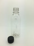 250ml PET Clear Bottle with 28mm Cap