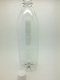 1000ml 1Ltr PET Clear Bottle with 28mm Cap
