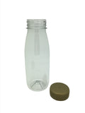 250ml PET Round Juice Bottle with 38mm Caps
