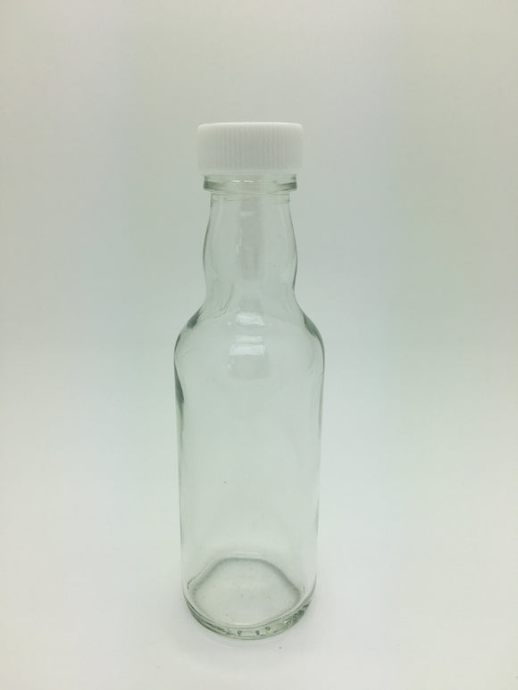 50ml Mini Spirit Bottle with 20mm R3 White or Black Cap