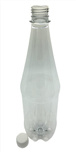 1 Litre Long Neck PET Water Bottle with black or white 28mm cap