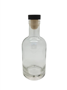 200ml Italian Nocturne Bottle with black cork cap
