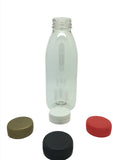 500ml PET Round Juice Bottle with 38mm Caps