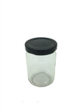 156ml straight sided round jam jar with 53mm twist lid