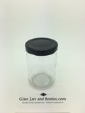 156ml straight sided round jam jar with 53mm twist lid