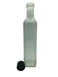 500ml Marasca Glass Bottle with choice of 31.5mm black tamper evident lid or pourer