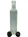 500ml Marasca Glass Bottle with choice of 31.5mm black tamper evident lid or pourer