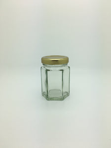 2oz (55ml) mini Hexagonal Jar with 43mm twist lid